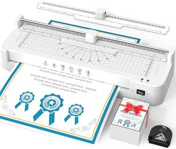 Laminator 13 Inch Wide with Laminating Sheets 50pcs, Laminator Machine Hot and Cold 11x17, Thermal Laminator for A3 A4 A5 A6 with Paper Trimmer, Corner Rounder for Home Office School Use