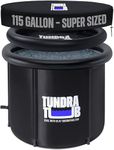 TUNDRA TUB XL Cold Plunge - 115 Gallon Ice Bath for Athletes & Recovery | Cold Therapy Pod includes Cover, Travel Bag, Ice Pack, Pump, Thermometer & Beanie | Recover & Boost Energy | USA Based (TTXL1)