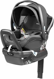 Peg Perego Primo Viaggio 4-35 Nido - Rear Facing Infant Car Seat - Includes Base with Load Leg & Anti-Rebound Bar - for Babies 4 to 35 lbs - Made in Italy - Red Shine (Red)