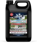 Lightning Miracle Fast Patio Cleaner - 5 Litre | Outdoor & Garden Surface Cleaner for Patio, Decking, Fencing, Stone, Concrete & More | Eliminates Black Spots, Algae, Mould, Lichen in Just Minutes!