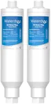 Waterdrop RV/Marine Water Filter, Camper Water Filter, NSF Certified, Inline Water Filter for RV, Garden Hose Filter, Greatly Reduces Chlorine, Bad Taste, Odor, 2 Pack