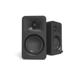 Kanto ORAMB 100W Powered Reference Desktop Computer Speakers with Bluetooth 5.0 and USB-C Input | Bi-Amplified | 100 Hz Automatic Crossover | Reference Quality Sound | Pair | Matte Black