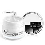 Venalisa Fast Dry LED & UV Extend Sculpture Nail Gel Hard Jelly Builder Gel nail gel Soak off UV Poly Nail Extension Gel (A01-Clear, 15ml (S))