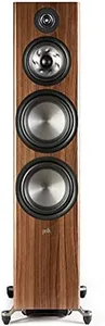 Polk Audio Reserve Series R700 Tower Speaker, 1" Tweeter, a 6.5" Woofers & Dual 8" Long-Throw Drivers, Hi-Res Certified, Dolby Atmos & IMAX Enhanced for Dynamic Home Theater Audio, Walnut Brown