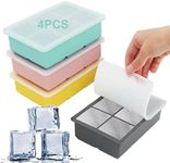 SAICOOS Ice Cube Trays Silicone wit