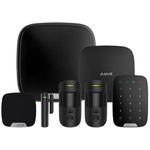 Ajax Systems Burglar Wireless Alarm KIT – Ready to Install Pet-Friendly Home & Office Security Kit with MotionCam Sensors, Sirens & Keypad, App Controlled, No Monthly Fees, Official Warranty (Black)