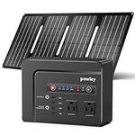 Powkey Solar Generator with Panel, 