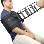 Vive Transfer Sling - Padded Assist Gait Belt - Heavy Duty Patient Lift with Straps - Mobility Standing and Lifting Aid for Disabled, Elderly, Seniors, Injured - Safely Move from Bed and Wheelchair