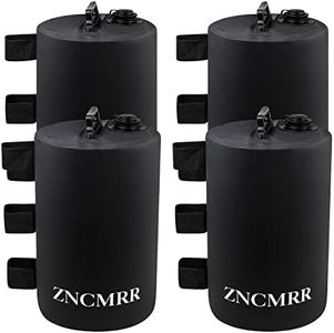 ZNCMRR Canopy Water Weight Bag Leg Weights for Pop Up Canopy, Tent, Gazebo, Set of 4, Black