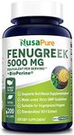 Fenugreek Capsules | 5000mg | 200 Veggie Caps | Non-GMO & Gluten Free Extract