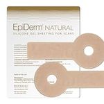 Biodermis Epi-Derm Areopexy Silicone Scar Sheets for Breast Augmentation, Professional Scar Patches in Lollipop Configuration, Ideal for Lejour Technique, Cut-to-Size, Pair - 1 Pair, Natural