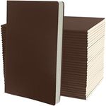 Simply Genius A5 Dotted Notebooks for Work, Travel, Business, College & More - Softcover Journals for Writing - Grid Notebook for Men & Women - Size 8.2" x 5.5" - 92 pages (Brown, 30 pack)