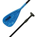 Pelican Vortex Paddle Lightweight Fiberglass SUP Paddle - Adjustable Paddle from 70 to 87 in - Blue