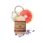 Wildflower Wisp Soap On A Rope, Handcrafted Vegan Soap, Nourishing Bathing Cleansers for All Skin Types, Zero Waste Travel Soap with Cocoa Butter and Almond Oil, 100g - The Natural Spa