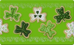 Toland Home Garden 18 by 30" Shamrock Cookies Indoor Outdoor Mat, Standard