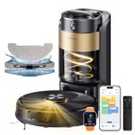 Proscenic Q20 Plus Robot Vacuum Cleaner with Mop, Multi-Cyclone Bagless Self Emptying Docking Station, 10000pa/180min Runtime, Lidar Navigation, Robotic Vacuum for Pet Hair, Carpet and Hard Floor