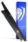 DALSTRONG Slicing & Carving Knife - 12" - Shadow Black Series - Black Titanium Nitride Coated - High Carbon - 7CR17MOV-X Vacuum Treated Steel- Sheath - NSF Certified