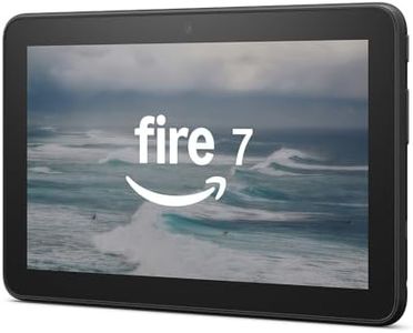 Amazon Fire 7 tablet | 7” display, 32 GB, latest model (2022 release), Black with Ads