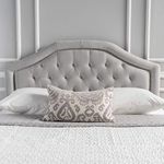 Christopher Knight Home Killian Fabric Headboard, Queen/Full, Light Grey