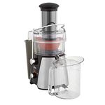 Oster JusSimple 5 Speed Easy Clean Juice Extractor with Extra-Wide Feed Chute, FPSTJE9020-000, 1000W, Black/Silver