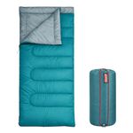 Coleman Polyester Atlantic Sleeping Bag For Adults | -10° C To 8 ° C | Lightweight rectangular sleep bag For Traveling and Outdoors