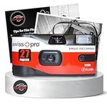 Disposable Camera Bundle with Swiss+Pro Disposable Camera Single-Use Film Cameras with 27 Exposures and Clikoze Disposable Photography Tips Card