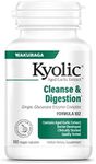 Kyolic Formula 102 Aged Garlic Extract Candida Cleanse & Digestion (100 Capsules) Odorless Organic Garlic Supplement w Enzymes, Soy- Gluten-Free, Gentle on the Gut Garlic Pills