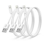 3Pack Apple MFi Certified iPhone Charger 2M,iPhone Lightning to USB A Cable 2 Meters,Fast Charging Cable Lead for iPhone 13 12 SE 2020 11 Xs Max XR X 8 Plus 7 Plus 6 Plus 5s SE iPad Pro