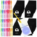 BONNYCO Invisible Ink Pen and Notebook, Pack of 32 Stocking Fillers for Kids Birthday Parties | Boys & Girls Party Bag Fillers, Party Favours & Pinata Toys | School Prizes & Gifts for Children