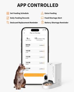 PETKIT Automatic Cat Feeder with Camera – Smart Pet Food Dispenser
