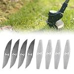 4Pcs Weed Wacker Replacement Blade - Grass Trimmer Blade Heads Replacements - Carbide Blade Tip Brush Cutter Trimmer Weed Eater Blade for Electric Lawn Mower Set - Lawn Mower attachments…