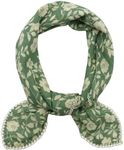 GHTIYLP Large Cotton Bandanas for Women, 27 x 27 inch Hair Neck Scarf, Headband Square Scarf (Green)