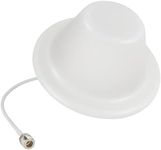 Dome Ceiling Antenna, XRDS-RF OmniDirectional Indoor Antenna 3G/4G/GSM/LTE High Performance Wide Band Antenna with N-Female Connector for Cell Phone Signal Booster Router Gateway (698 to 2700 MHz)