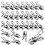 Greenhouse Clips 30 PCS Stainless Steel Greenhouse Clamps Garden Clip for Shading Net Plant Cover Greenhouse Frame or Garden Hoops