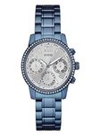 GUESS Blue Midsize Feminine Sport Watch