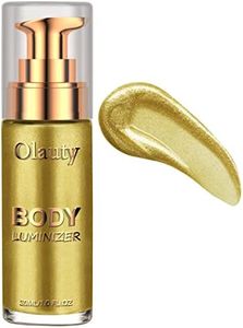 Liquid Illuminator, Firstfly Body Highlighter Makeup Smooth Shimmer Glow Liquid Foundation for Face & Body（#02 Metallic Gold）