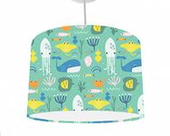 Under The Sea Light Shade, Choice of 20cm to 35cm Diameter, Underwater Nursery, Ocean Themed Nursery, Nursery Lampshades For Ceiling, Children Room Ceiling Light, Under The Sea Nursery Decor