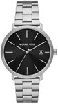 Michael Kors Blake Three-Hand Date Silver-Tone Stainless Steel Men's Watch (Model: MK9133)