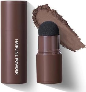 Ansatzpuder Braun, Haar Concealer zur Haarverdichtung Frauen Männer, Wasserfest & Schweißfest Haaransatz Puder Ausbessern & Haarausfall Abdecken, Langlebig Hairline Powder, Natürlich Finish Haarpuder
