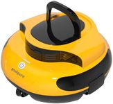 POOLPURE 2026 Cordless Pool Cleaner, 5000mAh Robotic Pool Vacuum with 100 Mins Runtime, IPX8 Waterproof Automatic Pool Cleaners for 90m² Flat Pools, Dual-Motor & Detachable Wheels Yellow