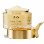 Ras Luxury Oils Super Charge Day Cream with Multivitamin SPF 30 PA++++ Goji Berry & Ceramides | Moisturizer for Glowing Skin with 72HR Hydration | Protection from UVA & UVB | Luxury Skincare | 50gm