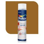 Dulux Simply Refresh Spray Paint | DIY, Quick Drying with Gloss finish for Metal, Wood, and Walls - 400ML (Golden_Brown)