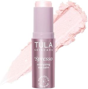 TULA Skin Care Eye Balm Rose Glow - Dark Circle Treatment, Instantly Hydrate and Brighten Undereye Area, Portable and Perfect to Use On-the-go, 0.35 oz.