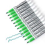 Volcanics Green Dry Erase Markers Low Odor Fine Whiteboard Markers Thin Box of 12