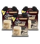 Atkins Café Au Lait Iced Coffee Protein Shake, 15g Protein, Low Glycemic, 3g Net Carb, 1g Sugar, Keto Friendly, 12 Count