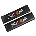 SEMAPHORE® 2Pcs Seat Belts Covers Padding Carbon Fiber Leatherite Seat Belt Cushion Protective Shoulder Sleeve(Type-1) compatible with Mahindera Thar