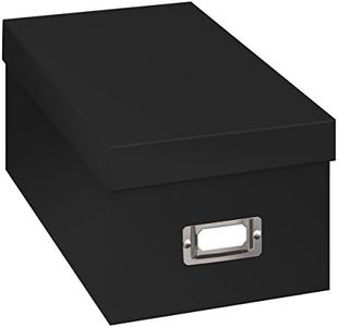 Photo CD & DVD Storage Box, Black