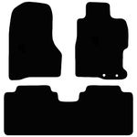 Carsio Tailored Black Carpet Car Mats for Honda Civic 2001 to 2006 (5 Door)