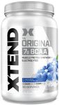 XTEND Original BCAA Powder Blue Raspberry Ice 90 Servings | 7g BCAAs Per Serving | Sugar Free Branched Chain Amino Acids and Electrolytes Powder for Post Workout Muscle Recovery and Hydration