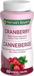 Nature's Bounty Cranberry Gummies Herbal Supplement, Helps Prevent Recurrent UTIs, 60 Gummies, Multi-colored